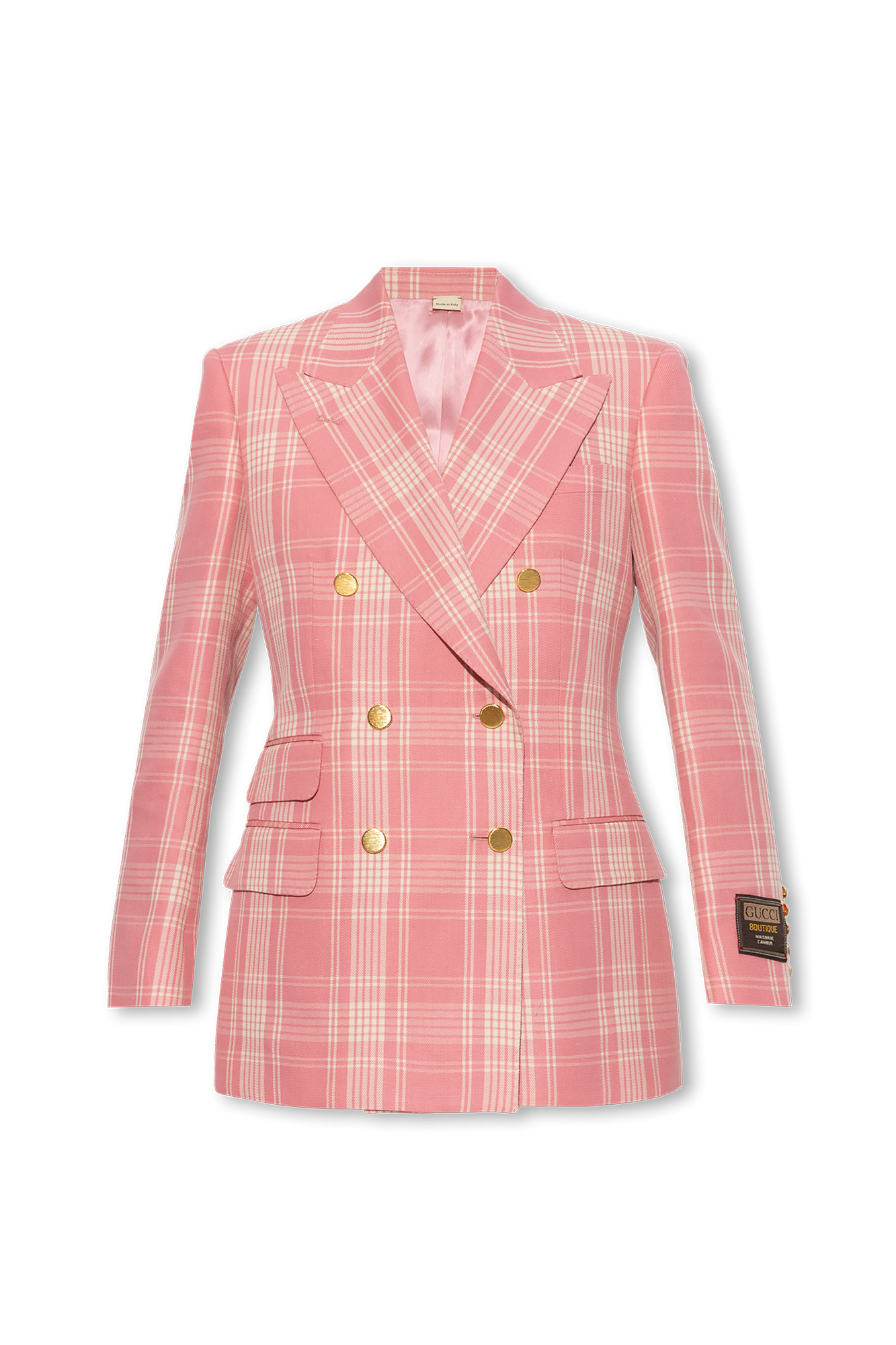 Pink on sale gucci blazer